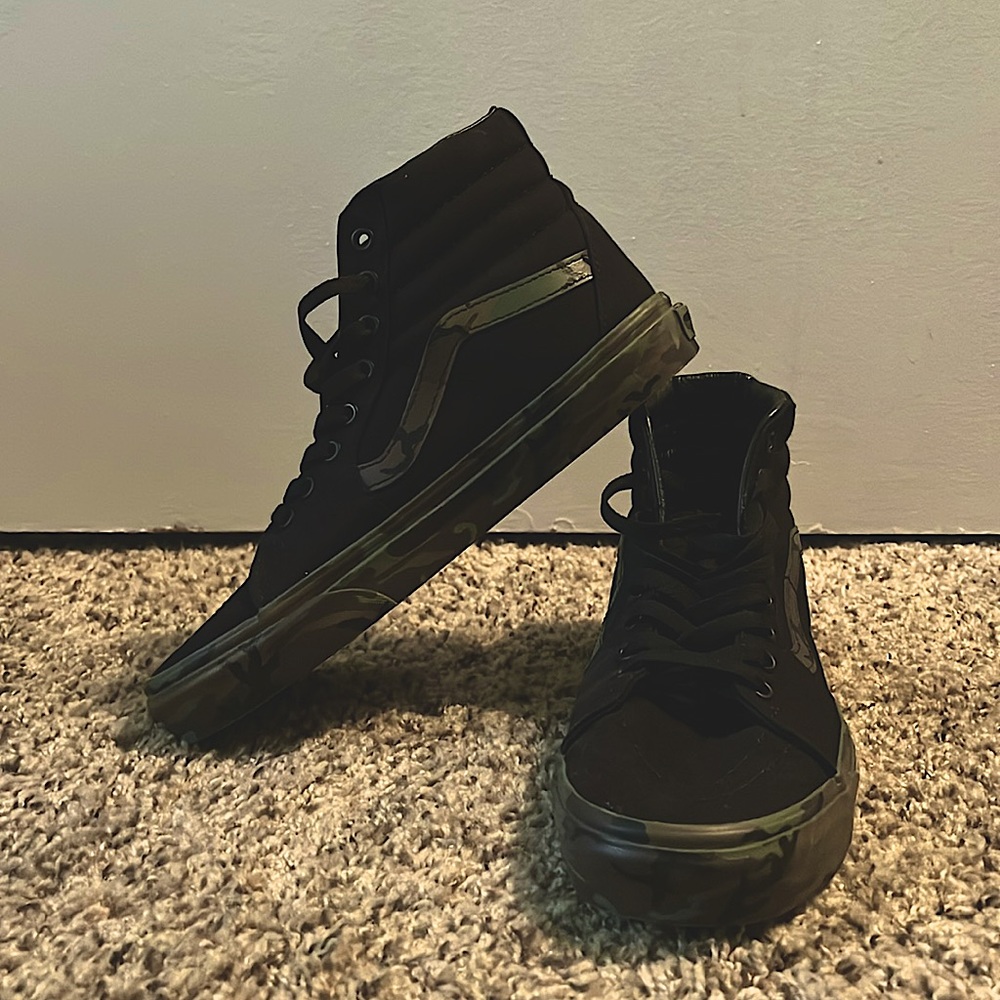 vans (hitop) camouflage black